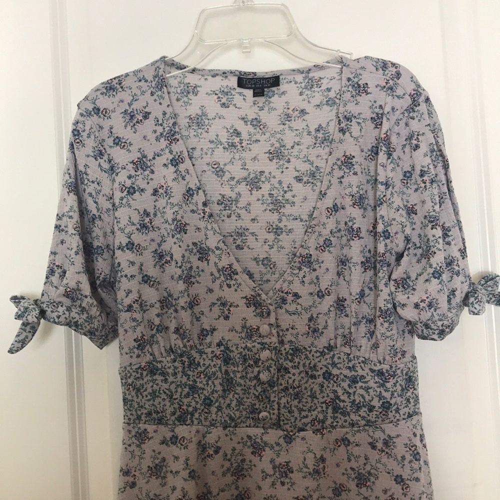 Topshop Floral Tea Dress